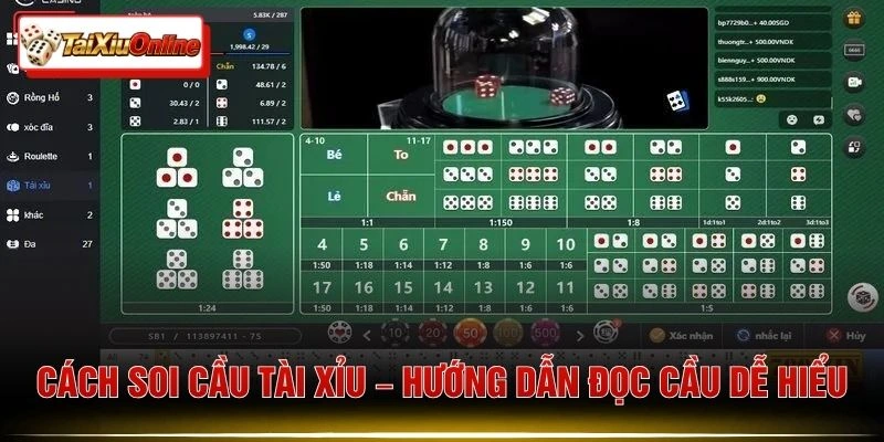 Cách Soi Cầu Tài Xỉu – Hướng Dẫn Đọc Cầu Dễ Hiểu