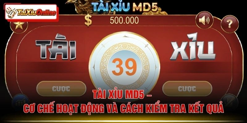 Tài Xỉu MD5 – Cơ Chế Hoạt Động Và Cách Kiểm Tra Kết Quả